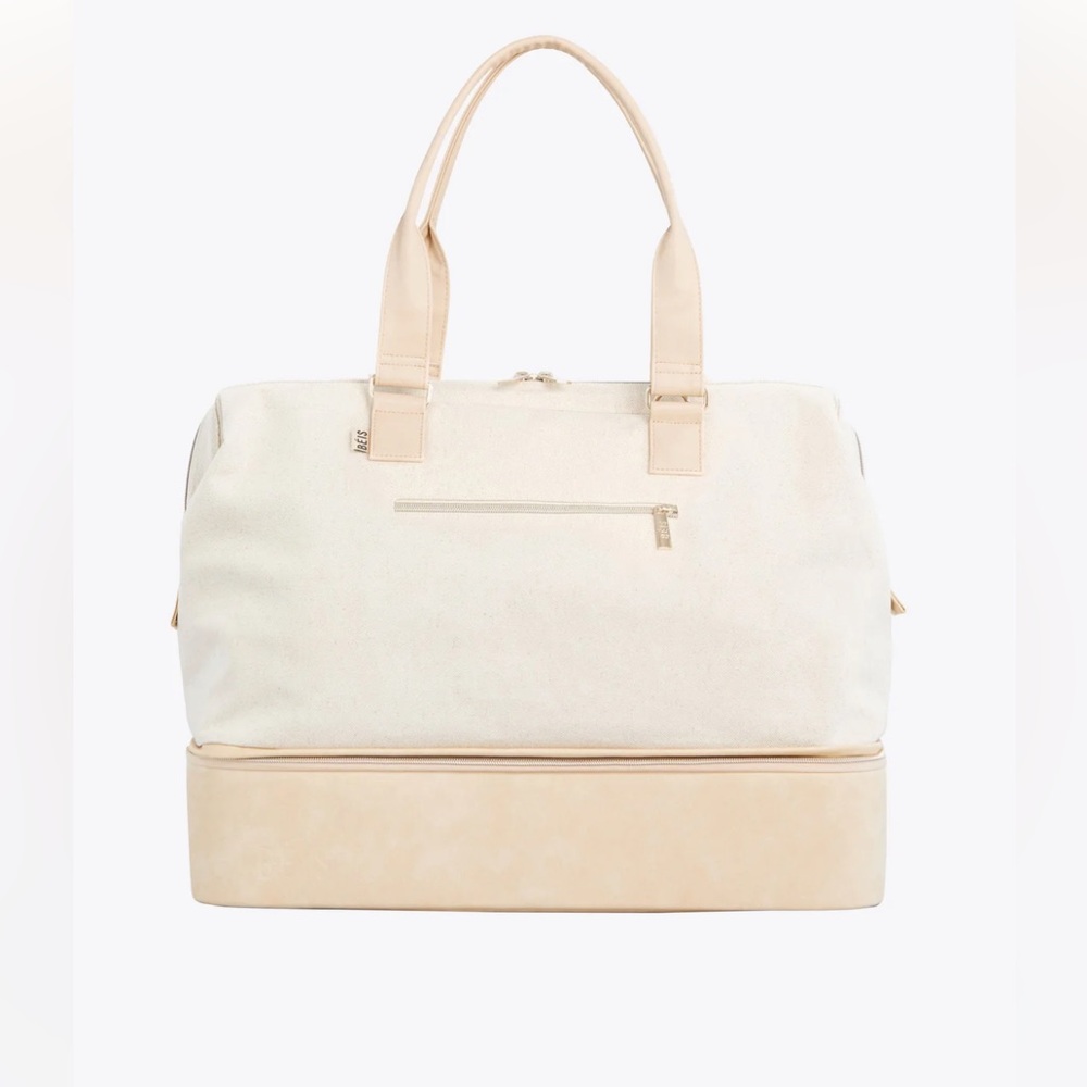 Béis beige weekender bag